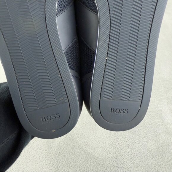 Hugo Boss Dark Sneakers with Blue Highlights - Picture 14 of 14